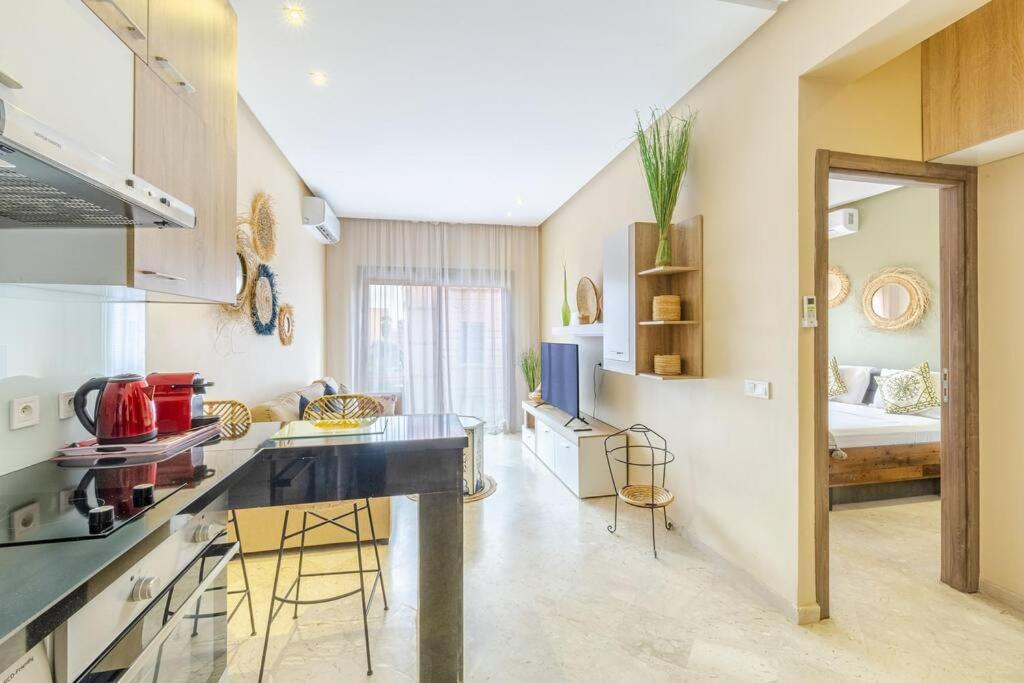 Cozy And Brand New Luxury Flat And Hypercenter Marrakech Lejlighed Marrakesh Eksteriør billede